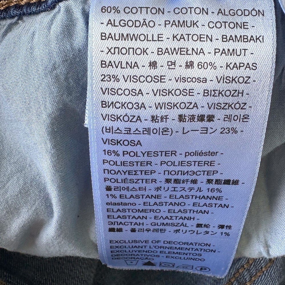 Levi’s Classic Straight Women Size 16 Medium Wash Denim Casual School Teacher - Picture 5 of 9
